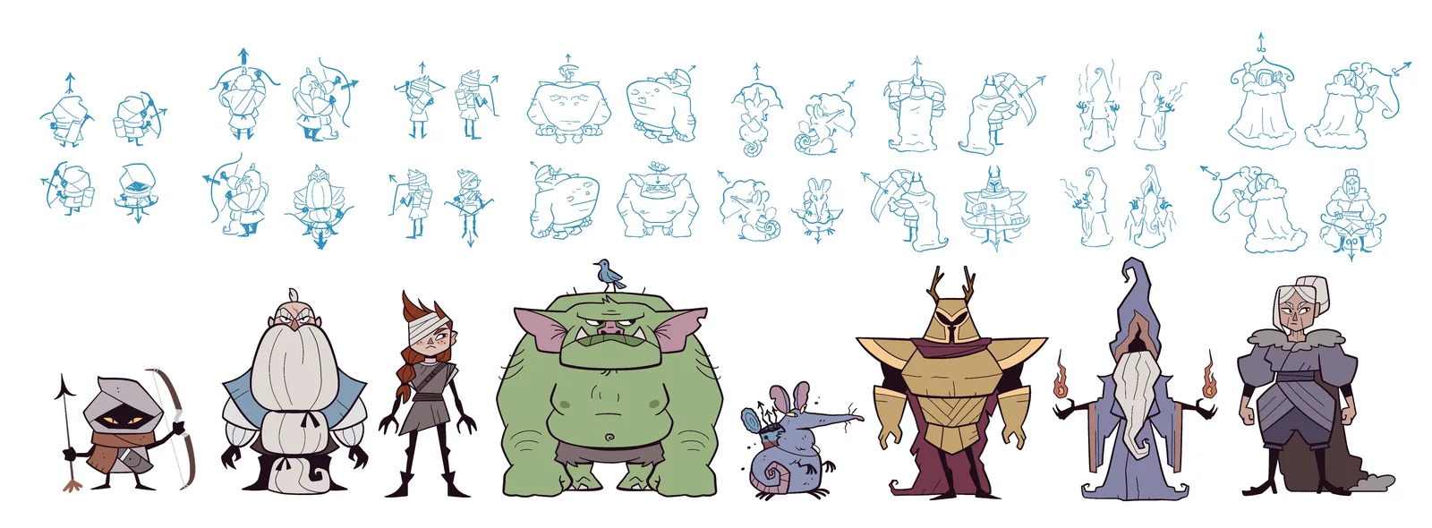Arch Villain — character line-up