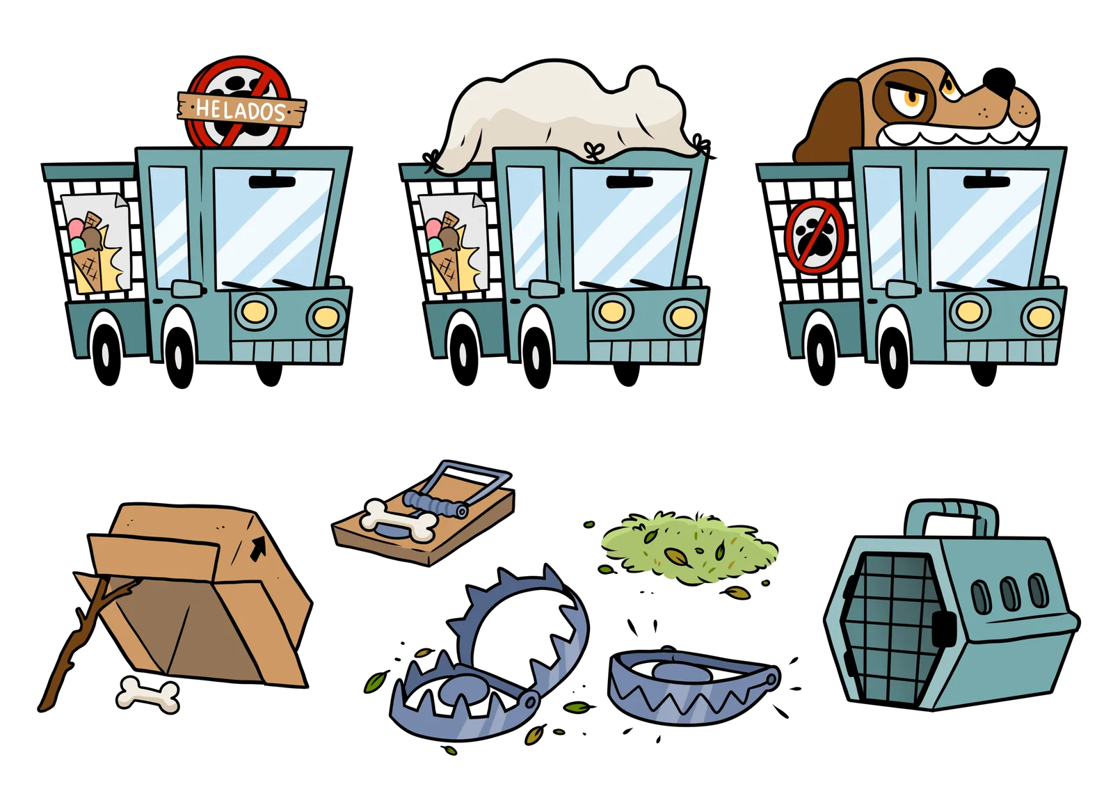 Truck variants and props